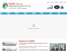 Tablet Screenshot of mapspune.com